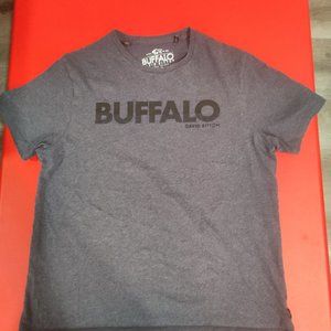 Buffalo David Bitton grey short sleeve Tee men's size L